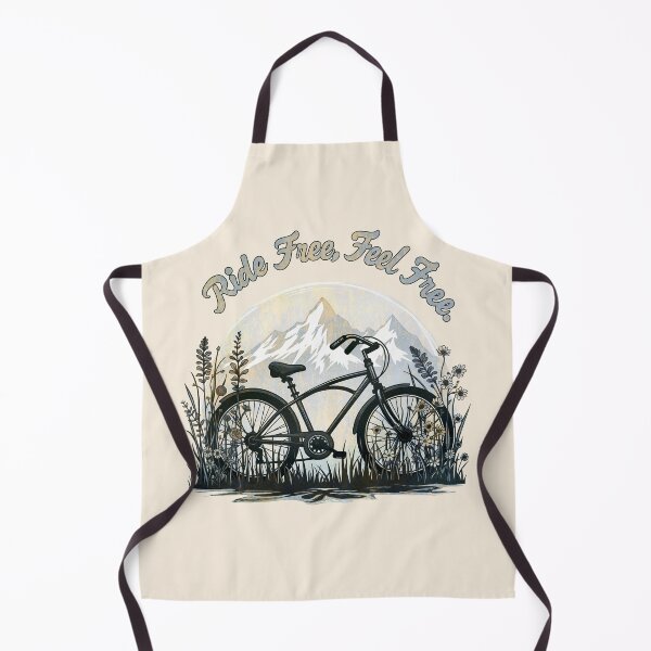 Item preview, Ride Free, Feel Free: A Bicycle Adventure Through Nature, cycling lover, bicycle rider mountain biking lover designed and sold by Collagedream.
