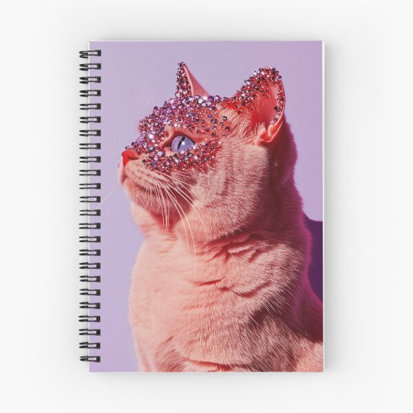 Item preview, Glam Glitter Cat – Sparkly Pink Fantasy Art designed and sold by Lala and Jull.