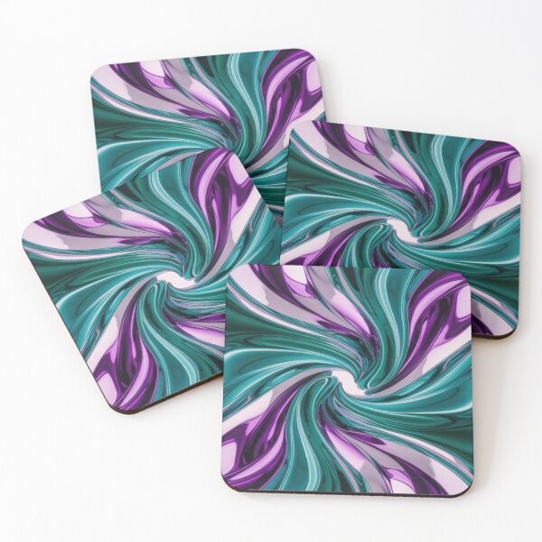 Item preview, Alpine Swirl in Chrome and Orchid designed and sold by Harmonic_Layers.