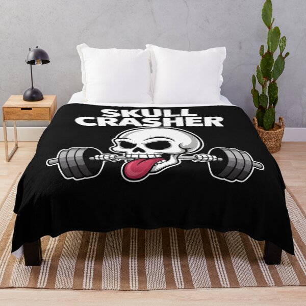 Item preview, Skull Gym Weightlifting Motivational Powerlifting Workout designed and sold by clothesy7.