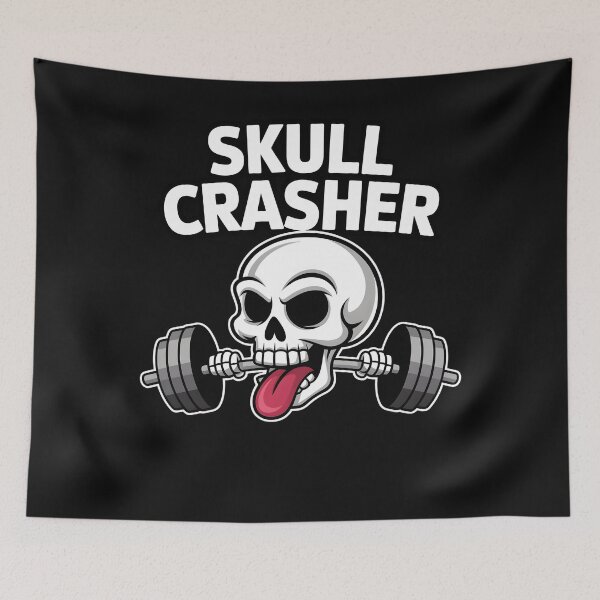 Item preview, Skull Gym Weightlifting Motivational Powerlifting Workout designed and sold by clothesy7.