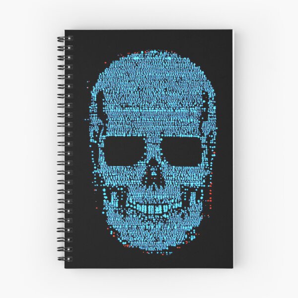 Item preview, Digital Skull Formed by Glowing Binary Dots designed and sold by TheOctopusRage.