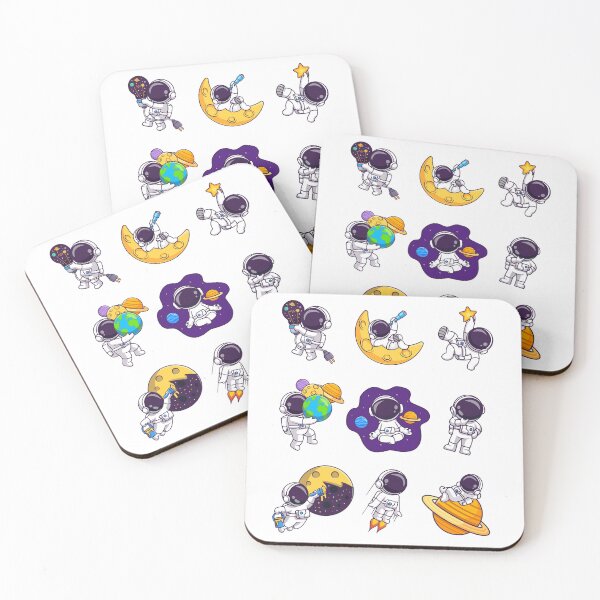 Item preview, Cute Astronaut in Space designed and sold by patternjp.