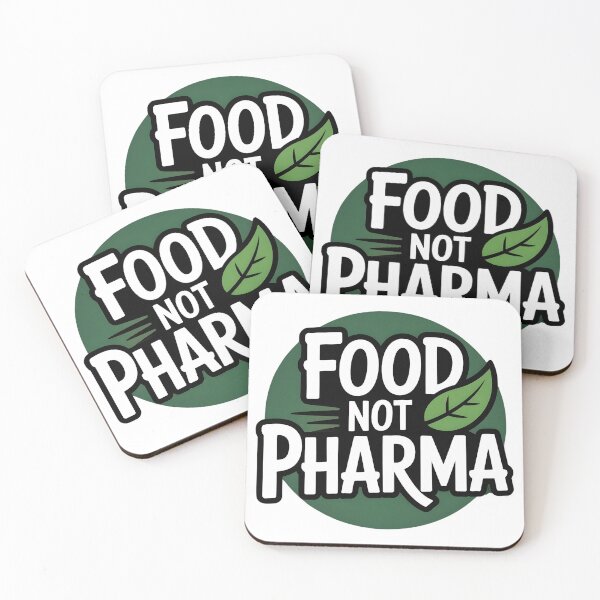 Item preview, Food Not Pharma designed and sold by MaxxerDesigns.