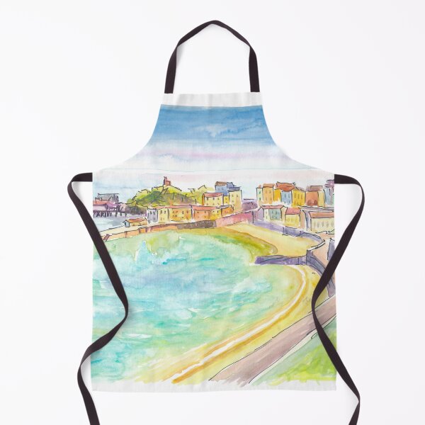 Item preview, Dusk Falls on Tenby Harbour Pembrokeshire Coast designed and sold by artshop77.