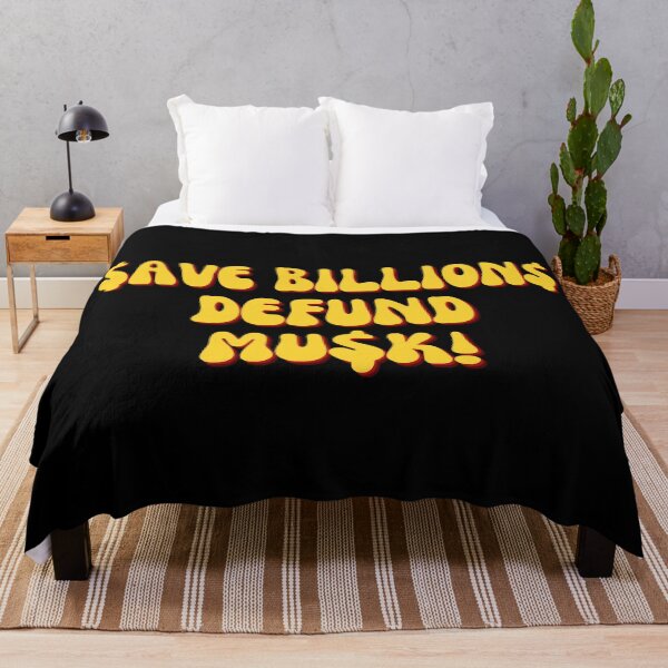 Item preview, Save Billions Defund Musk! designed and sold by trendaz.