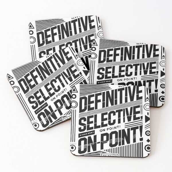 Item preview, "Definite, Selective, On Point! | Motivational & Focused Quote T-shirt | Precision and Clarity Tee" Black Style designed and sold by Living Warrior Designs.