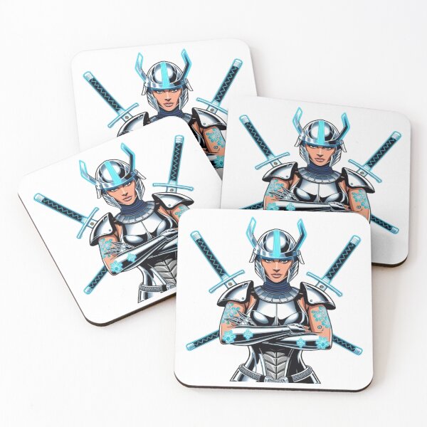 Item preview, Samurai Warrior of the Future – Lethal Beauty in Steel and Light designed and sold by StormArte.