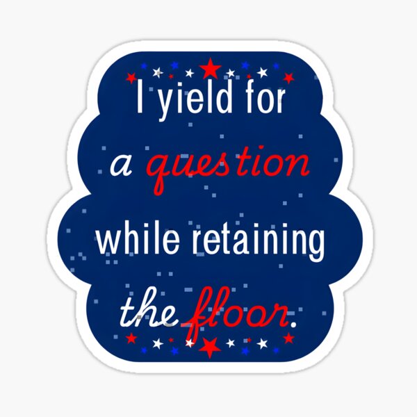 Item preview, Cory Booker – I Yield While Retaining the Floor designed and sold by The Graceful Goods.