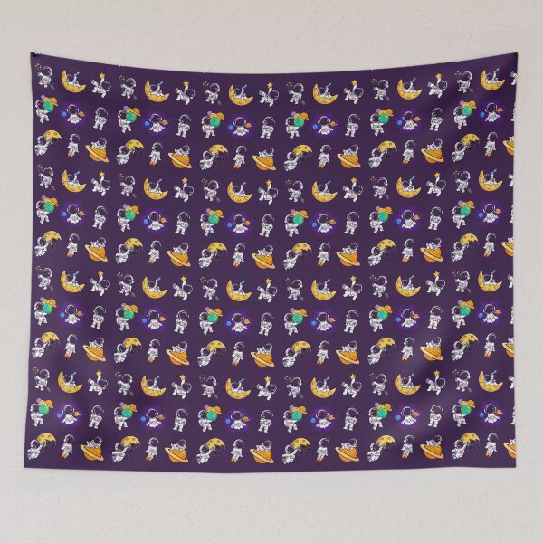 Item preview, Cute Astronaut in Space designed and sold by patternjp.