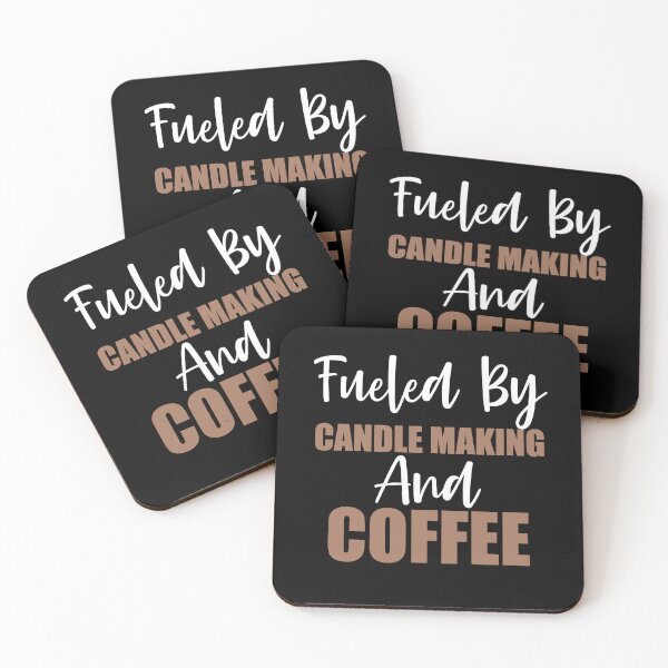 Item preview, Fueled By Candle Making And Coffee designed and sold by Spoof-Tastic.