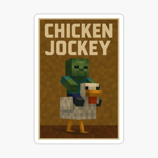 Item preview, chicken jockey designed and sold by Gam3Wear.