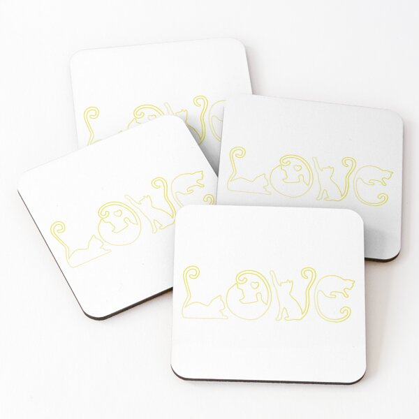 Item preview, "LOVE" in Cat Language – The Whiskered Alphabet of Love - Say it with cats. Say it with love designed and sold by FilizDesigner.