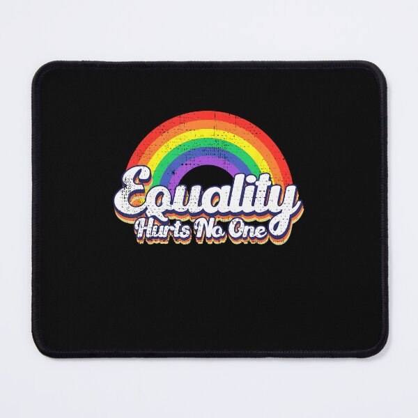 Item preview, Equality Hurts No One LGBT Rainbow Retro Vintage LGBTQ designed and sold by Cute-Collection.