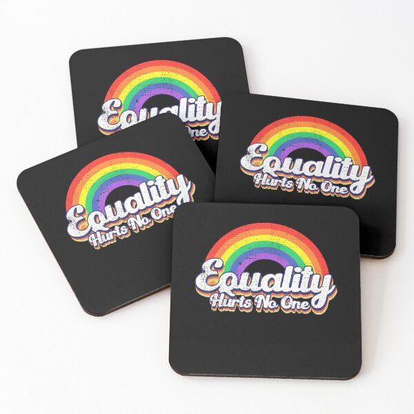 Item preview, Equality Hurts No One LGBT Rainbow Retro Vintage LGBTQ designed and sold by Cute-Collection.