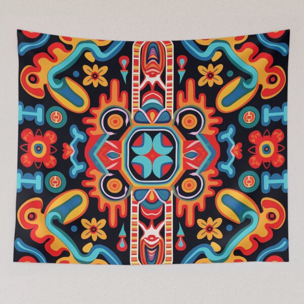 Item preview, Mexico’s Huichol Art Pattern designed and sold by Myra365Art.