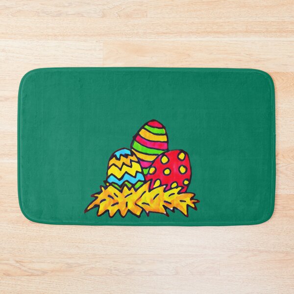 Item preview, Colorful Easter nest with patterned eggs – hand-painted spring motif designed and sold by Vision Illustrated.