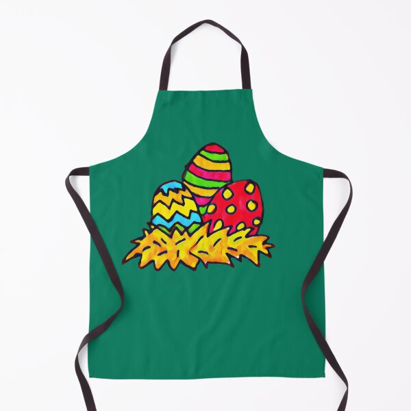 Item preview, Colorful Easter nest with patterned eggs – hand-painted spring motif designed and sold by Vision Illustrated.