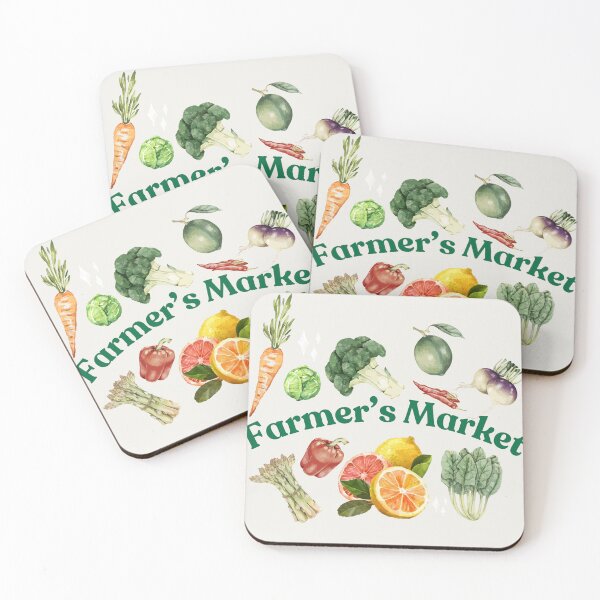 Item preview, Farmers Market Cute Tote Bag designed and sold by bentographics.