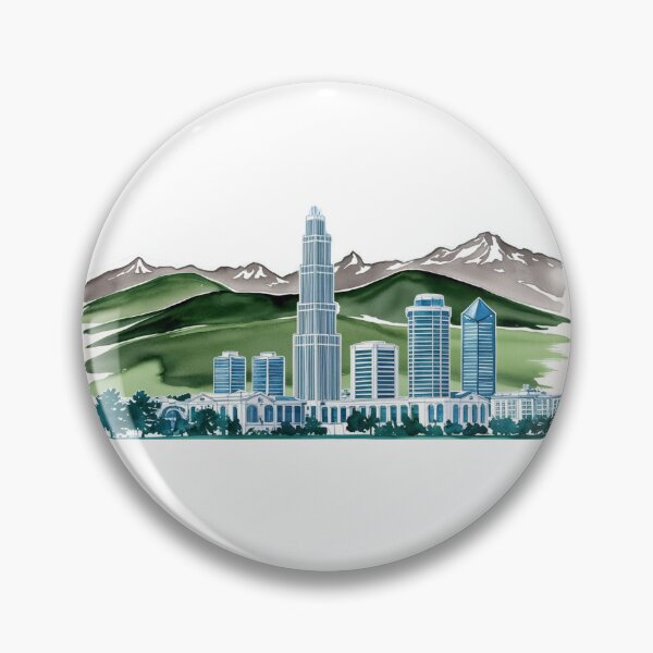 Item preview, Santiago Illustrated – Between Andes and Skyscrapers designed and sold by StormArte.