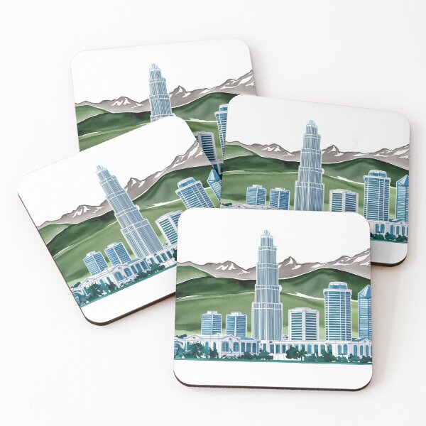 Item preview, Santiago Illustrated – Between Andes and Skyscrapers designed and sold by StormArte.