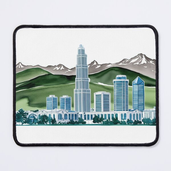 Item preview, Santiago Illustrated – Between Andes and Skyscrapers designed and sold by StormArte.
