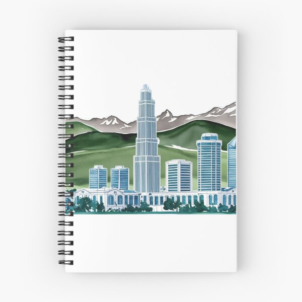 Item preview, Santiago Illustrated – Between Andes and Skyscrapers designed and sold by StormArte.