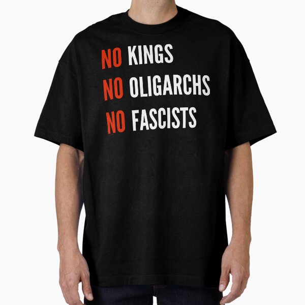 Item preview, No Kings Oligarchs Fascists designed and sold by ArtVixen.