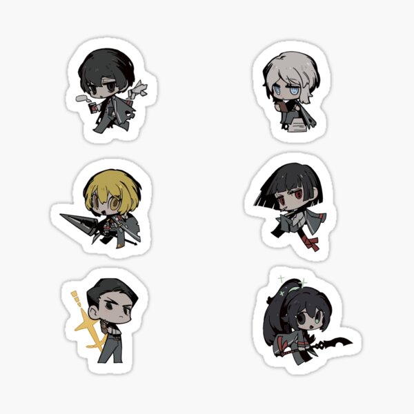 Item preview, Limbus Company | Sinners NO. 1-6 Sticker Set designed and sold by Aokis_.