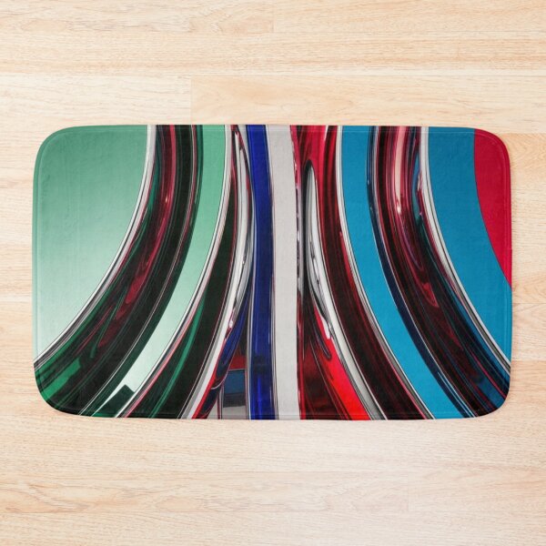Item preview, Bold Mirrored Curves in Alpine Shine designed and sold by Harmonic_Layers.