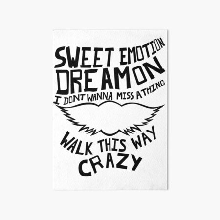 Aerosmith - Songs Art Board Print