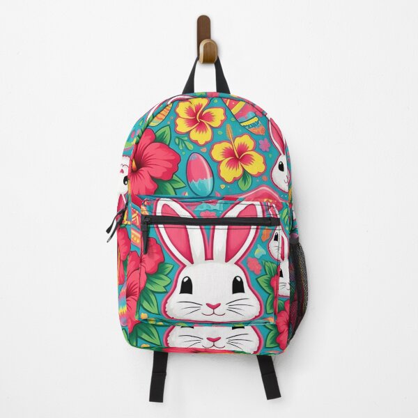 Item preview, Cute Easter Bunny with Eggs, Flowers, and Chocolate – Spring Holiday Vibes designed and sold by Sadanova.