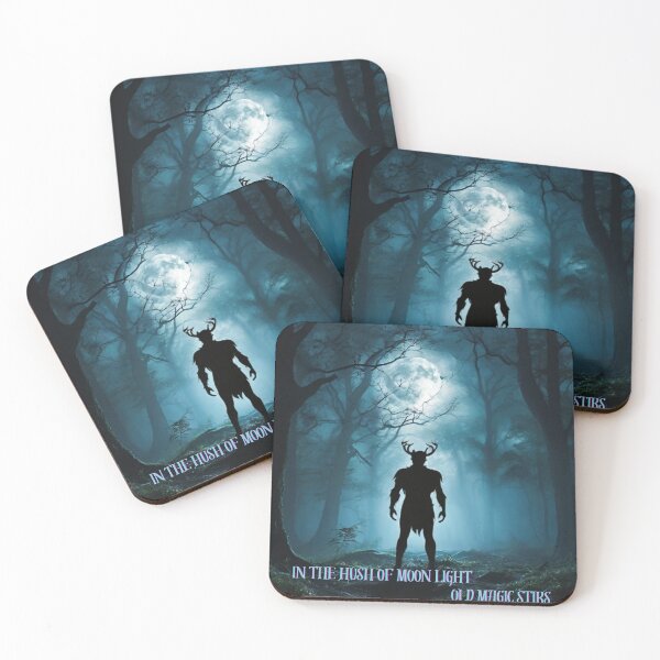 Item preview, In the Hush of Moonlight, the Old Magic Stirs designed and sold by uglydogboutique.