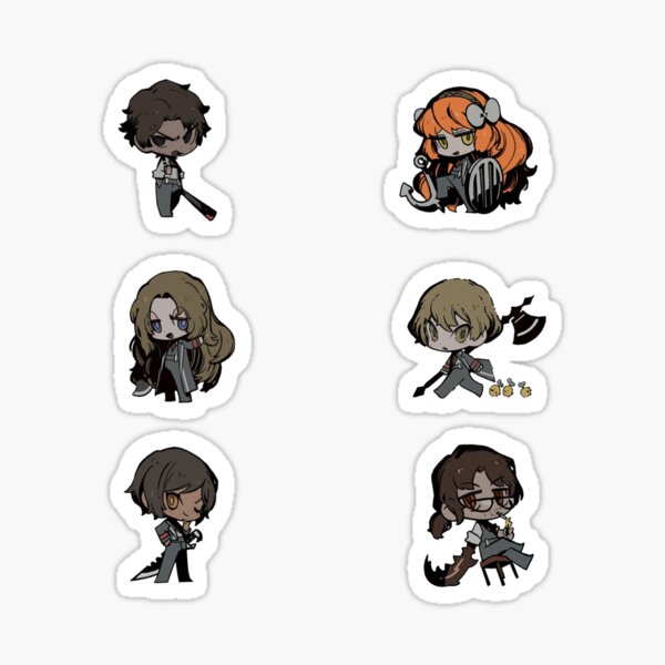 Item preview, Limbus Company | Sinners NO. 7-13 Sticker Set designed and sold by Aokis_.