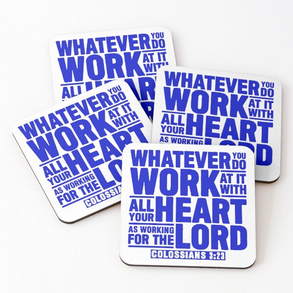Item preview, Colossians 3:23 Work For The Lord designed and sold by plushism.
