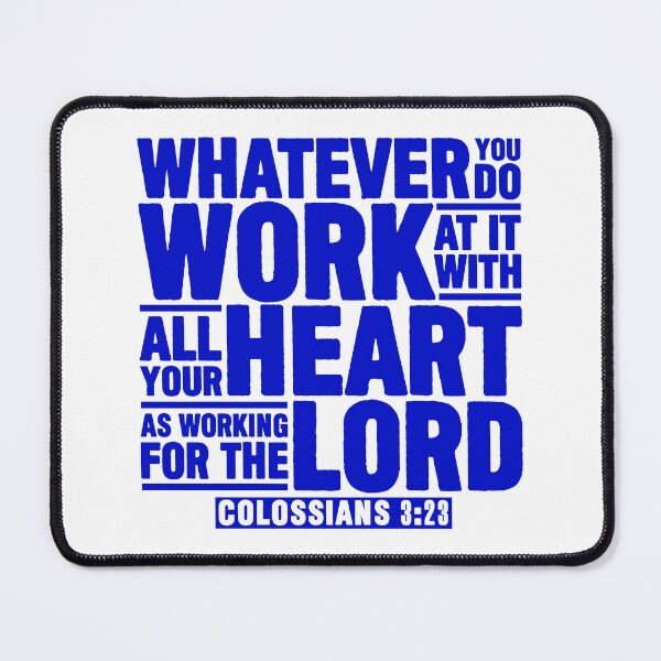 Item preview, Colossians 3:23 Work For The Lord designed and sold by plushism.