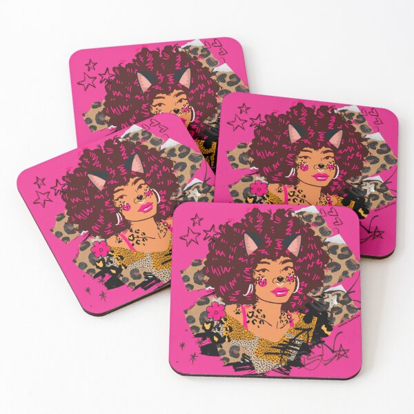 Item preview, Afro Cheetah Diva  designed and sold by artbyomega.