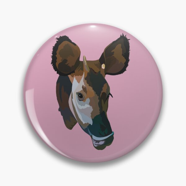 Item preview, O is for Okapi, Okapi – Rare Forest Giraffid from the Congo Jungle designed and sold by PrettylittlepastelUk.