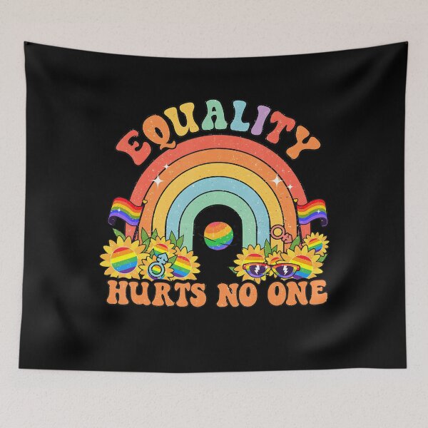 Item preview, Equality Hurts No One Rainbow LGBT Pride Month Human Right designed and sold by Cute-Collection.