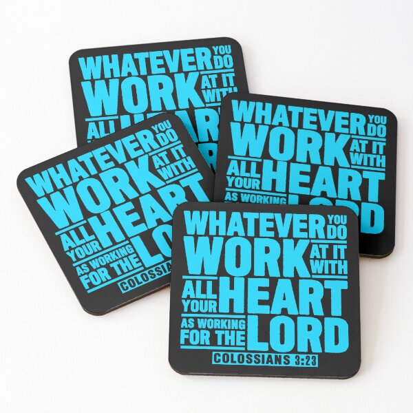Item preview, Colossians 3:23 Work For The Lord designed and sold by plushism.