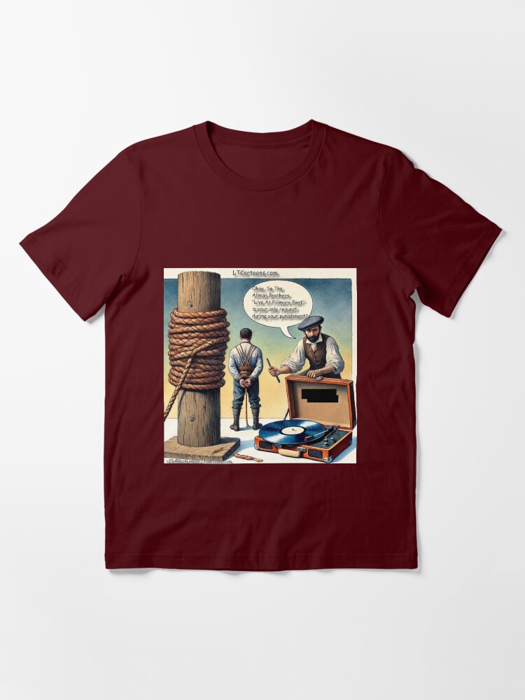 Thumbnail 3 of 7, Essential T-Shirt, Tied To The Whipping Post designed and sold by ltcartoons.