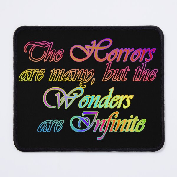 Item preview, The Horrors are many, but the Wonders are Infinite designed and sold by chambergambit.