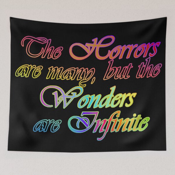 Item preview, The Horrors are many, but the Wonders are Infinite designed and sold by chambergambit.