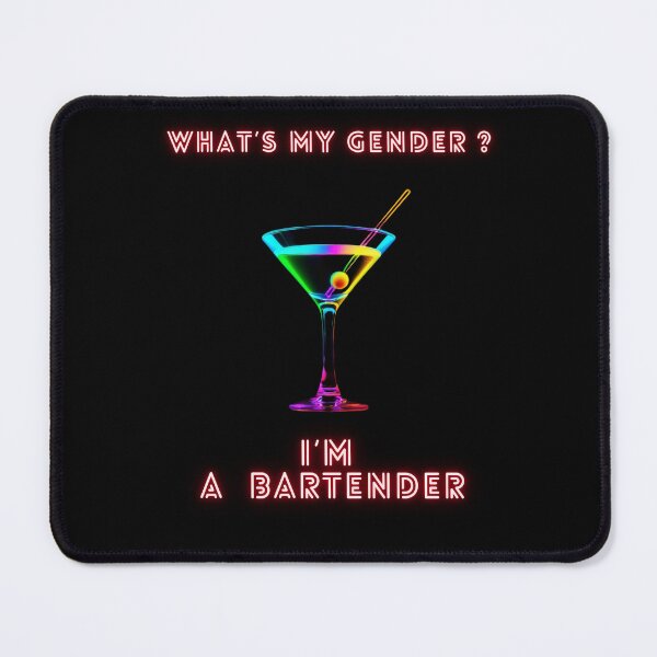 Item preview, "Neon martini glass on a black background with a caption" designed and sold by PolishRebel.