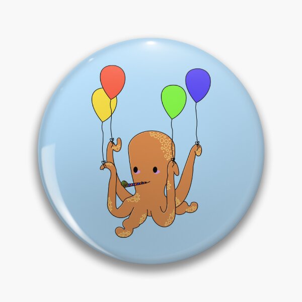 Item preview, Celebratory Octopus designed and sold by Acaruso167.