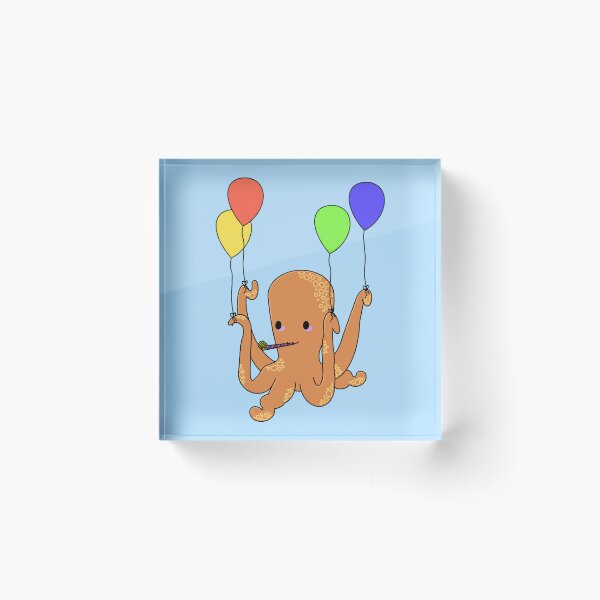Item preview, Celebratory Octopus designed and sold by Acaruso167.