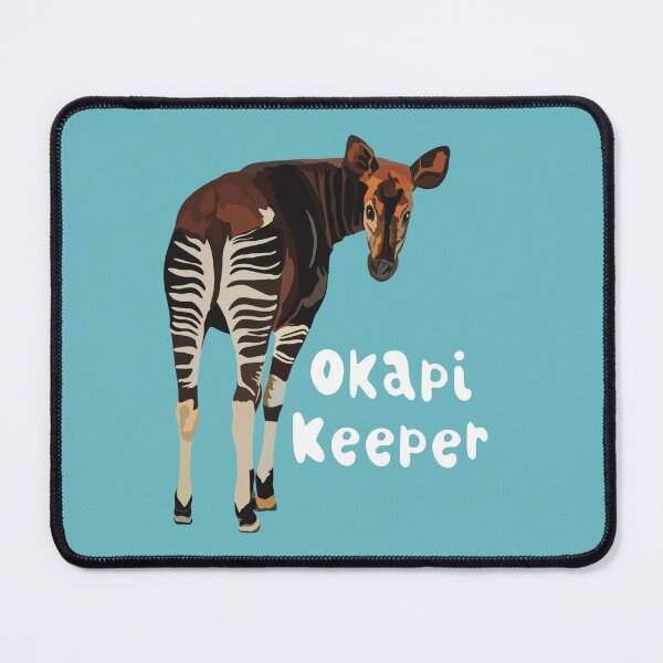 Item preview, O is for Okapi Keeper, Okapi – Rare Forest Giraffid from the Congo Jungle designed and sold by PrettylittlepastelUk.
