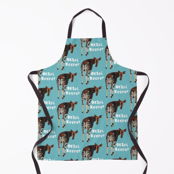 Item preview, O is for Okapi Keeper, Okapi – Rare Forest Giraffid from the Congo Jungle designed and sold by PrettylittlepastelUk.