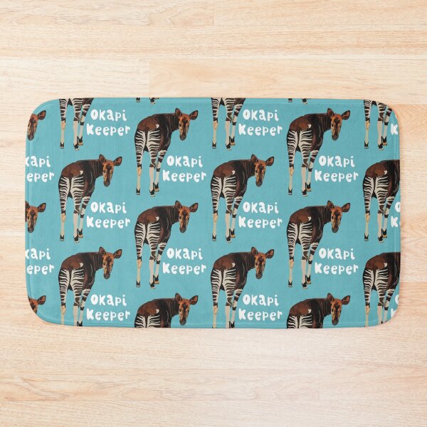 Item preview, O is for Okapi Keeper, Okapi – Rare Forest Giraffid from the Congo Jungle designed and sold by PrettylittlepastelUk.