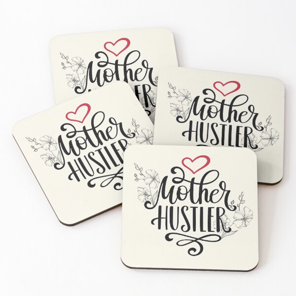 Item preview, Mother Hustler - Red Heart - Floral designed and sold by binspired2shop.